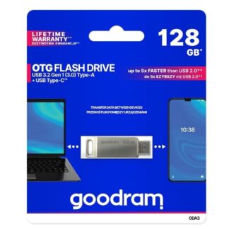 GOODRAM ODA3 128GB SILVER USB 3.2 Gen 1 - stříbrná