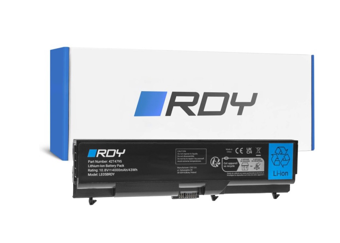 Baterie RDY pro notebook Lenovo ThinkPad T420 10,8V 4000mAh, kompatibilní