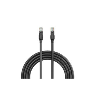 LAN kabel Earldom ET-NW1, CAT6 UTP, 3 m, Černý