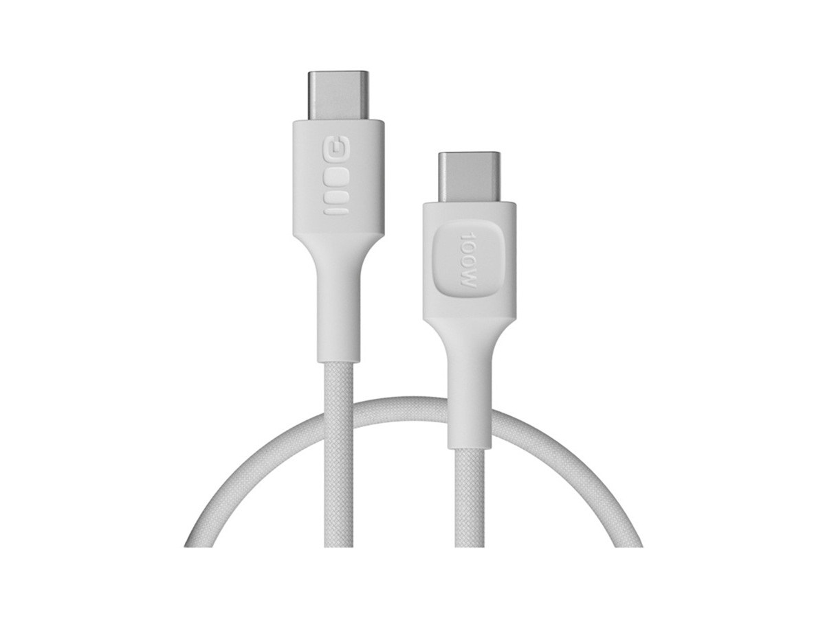 GreenCell Green Cell USB-C kabel 100W, Power stream fast charging, 0.3 m, bílá