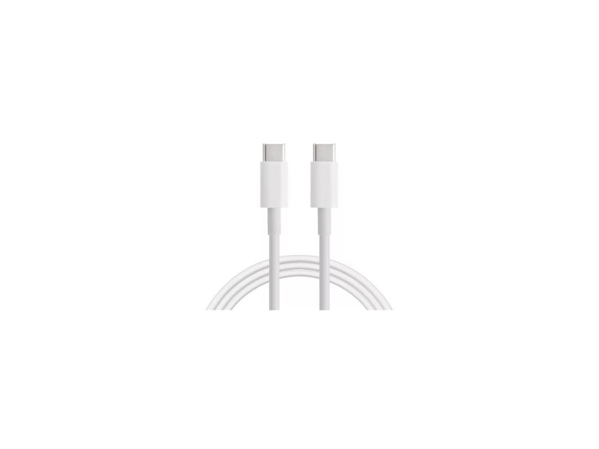 High Quality Kabel USB-C do USB-C pro MacBook 100 cm, 5A 100W, bílý
