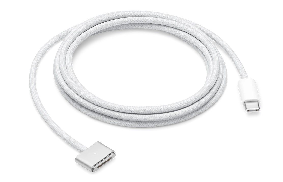 High Quality Napájecí kabel USB-C/Magsafe 3, 140W, 2m - bílá