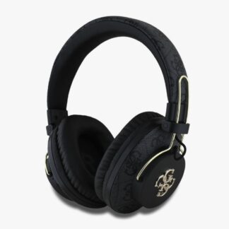 Guess PU 4G Metal Logo ENC Bezdrátová Sluchátka Černá