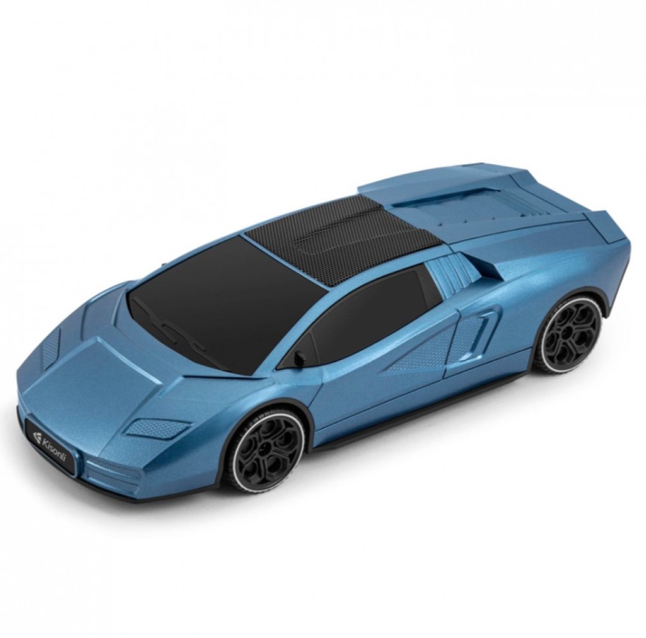 Reproduktor Kisonli B6, Bluetooth, USB, SD, FM – modrá