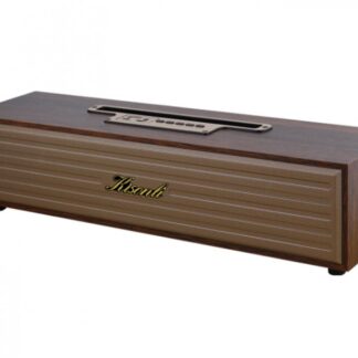 Reproduktor Kisonli G11A, Bluetooth, USB, SD, AUX, FM – hnědá