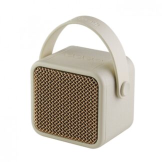 Reproduktor Kisonli S1, Bluetooth, USB, SD, FM, AUX – bílá