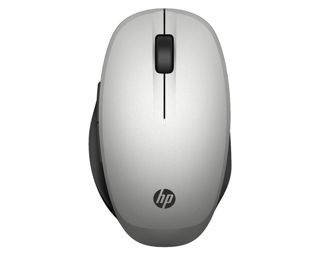 HP 300 Dual Mode Bezdrátová myš - stříbrná