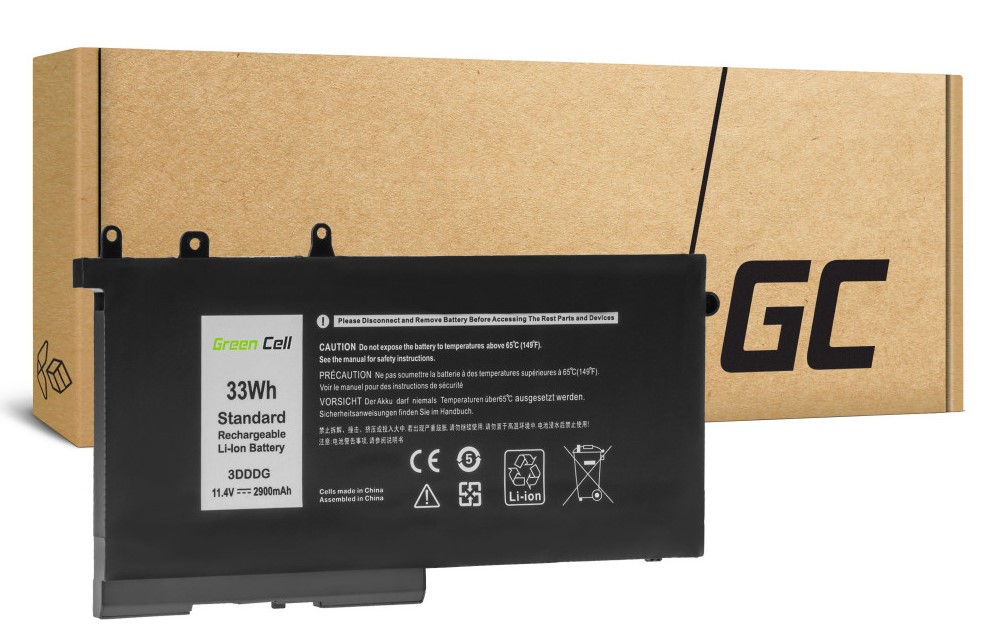 GreenCell Green Cell 3DDDG/93FTF baterie pro Dell Latitude 5280 5290 5480 5490 5495 5580 5590