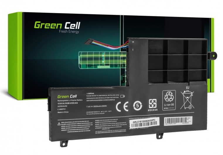 GreenCell Green Cell L14L2P21/M2P21 baterie pro Lenovo Yoga 500-14 500-14IBD 500-14ISK 500-15