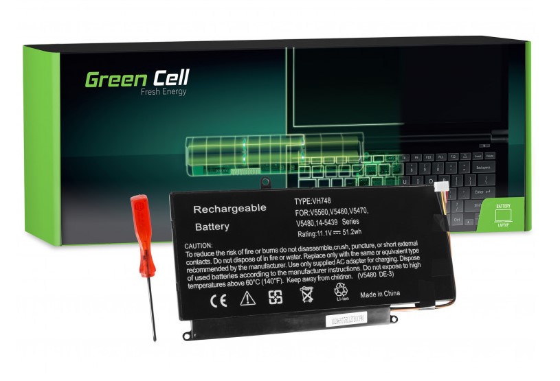 GreenCell Green Cell VH748 baterie pro Dell Vostro 5460 5470 5480 5560 Inspiron 14 5439