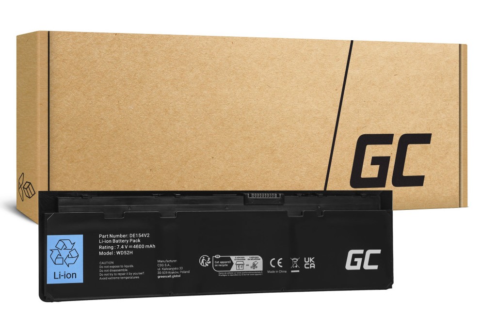 GreenCell Green Cell WD52H/VFV59 baterie pro Dell Latitude E7240 E7250