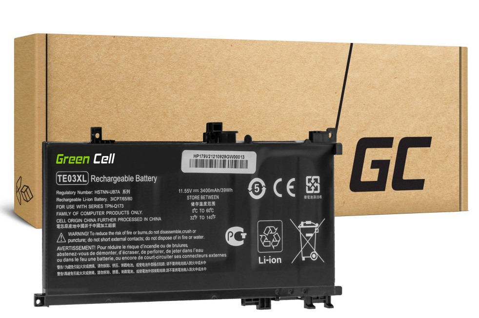 RDY Green Cell TE03XL baterie pro HP Omen 15-AX052NW 15-AX055NW 15-AX075NW 15-AX099NW