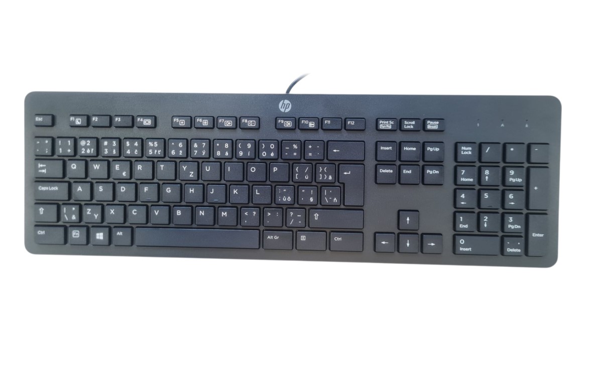 HP KU-1469 Slim Klávesnice, USB, CZ/SK - černá