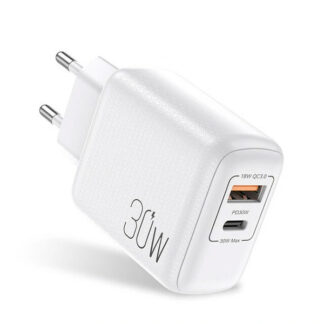 DeTech Uslion adaptér 30W USB-C - bez kabelu