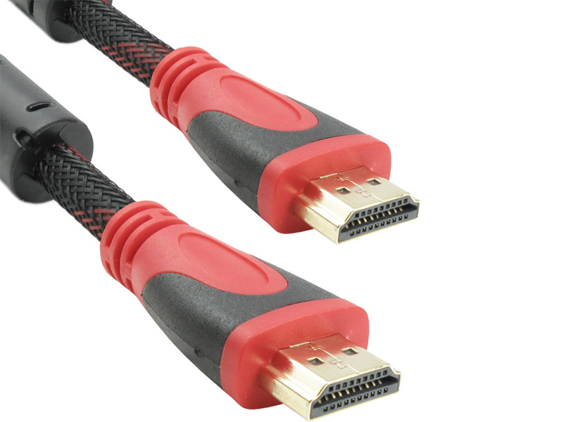 DeTech Pletený propojovací HDMI - HDMI - 1,8m HQ