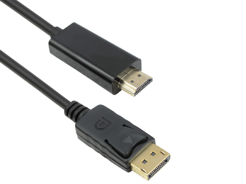 DeTech Kabel propojovací DisplayPort - HDMi 1,8m