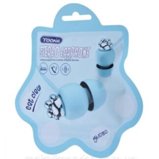 DeTech Sluchátka s mikrofonem Yookie YK1080 - modré
