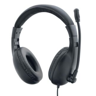 DeTech Drátový headset X2020 s mikrofonem - černá