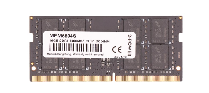 2-Power 16GB DDR4 PC19200 2400MHz CL17 SODIMM
