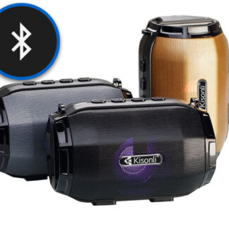 DeTech Bluetooth Reproduktor Kisonli LED-904 - zlatý