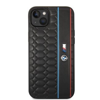 BMW M Hexagonal Pattern Zadní Kryt pro iPhone 14 Black