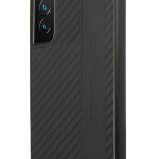 AMG PU Carbon Effect Zadní Kryt pro Samsung Galaxy S22+ Black