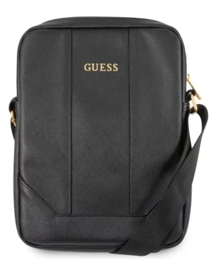 Taška na tablet Guess Saffiano Look 10" černá