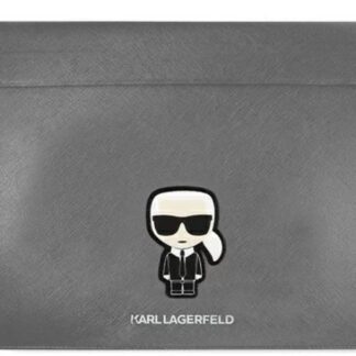 Karl Lagerfeld Saffiano Ikonik Computer pouzdro 16" Silver