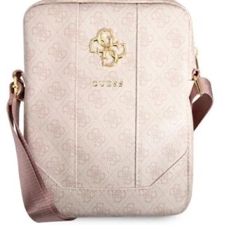 Guess pouzdro 10" růžové 4G velké kovové logo