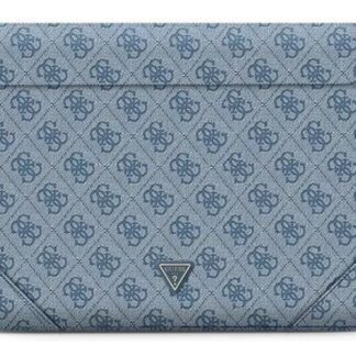 Guess pouzdro 16" modré logo 4G Uptown Triangle