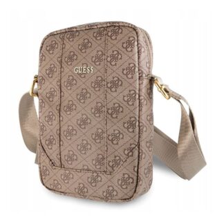 Guess pouzdro 10" hnědé 4G UPTOWN