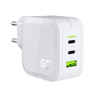GreenCell Green Cell CHARGC08W 65W nabíječka s 2xUSB-C+1xUSB bílá