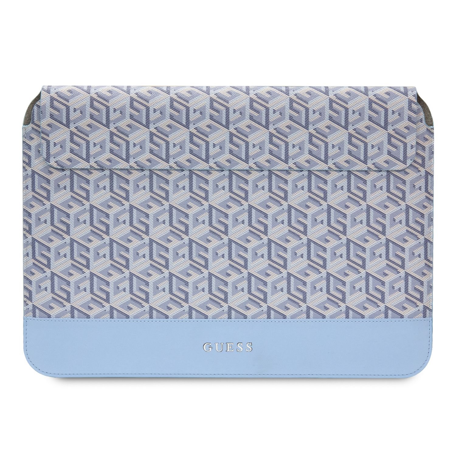 Guess PU G Cube Computer Sleeve 13/14" modrý