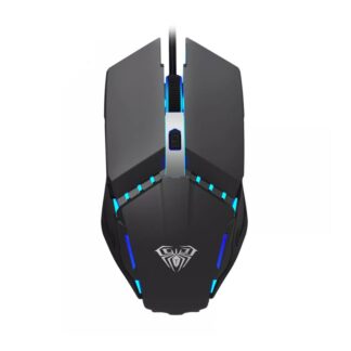 DeTech Herní myš Aula S31, optická, 4D, RGB, černá