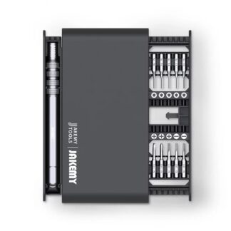 DeTech Jakemy JM-8170 sada šroubováků a bitů, 20 kusů, S2, černá