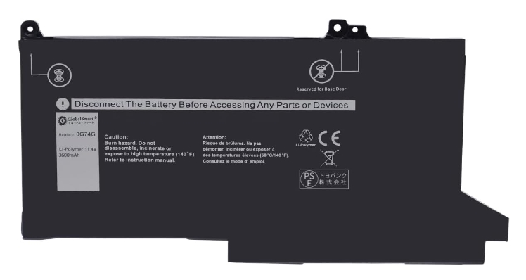 DeTech Baterie pro notebook Dell Latitude 13 5300 7300 3600mAh