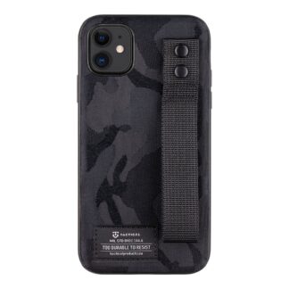 Tactical Camo Troop Drag Strap Kryt pro Apple iPhone 11 Black
