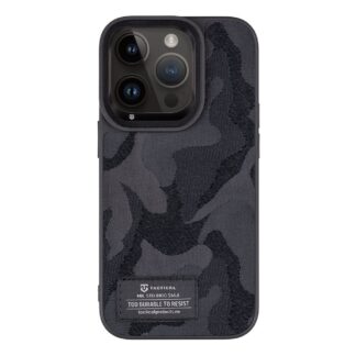 Tactical Camo Troop Kryt pro Apple iPhone 14 Pro Black