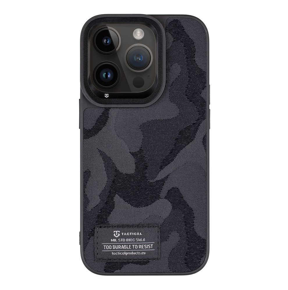 Tactical Camo Troop Kryt pro Apple iPhone 14 Pro Black
