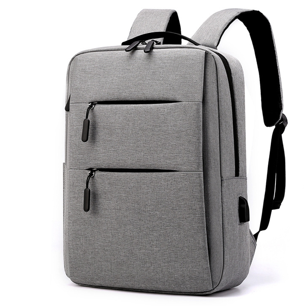DeTech Batoh pro notebook Power Backpack BP-03, 15.6", šedá