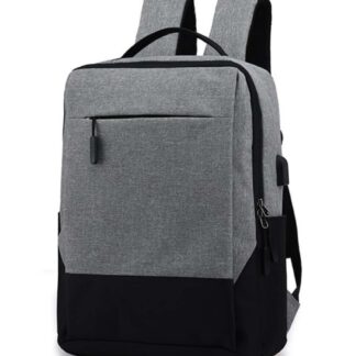 DeTech Batoh pro notebook Power Backpack BP-04, 15.6", šedá
