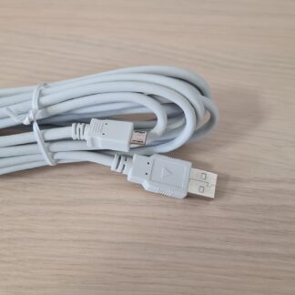 Kabel USB na micro USB 3m, bílá