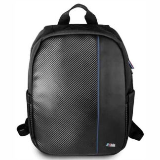 BMW Carbon Navy Stripe Backpack, černá
