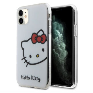 Hello Kitty IML Head Logo Zadní Kryt pro iPhone 11, bílá