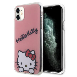 Hello Kitty IML Daydreaming Logo Zadní Kryt pro iPhone 11, růžová