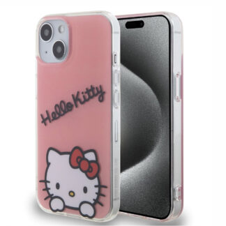 Hello Kitty IML Daydreaming Logo Zadní Kryt pro iPhone 13, růžová