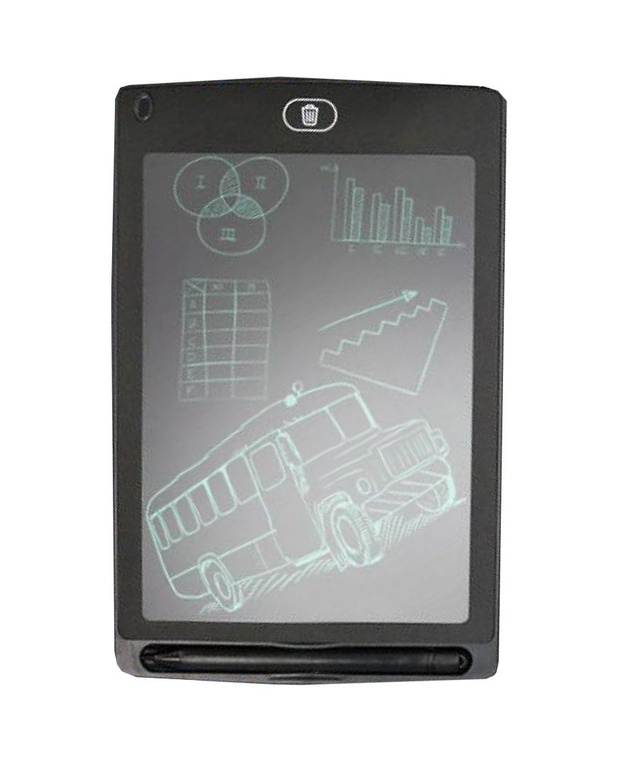 DeTech Dětská kreslící podložka - Kids LCD Drawing board K8, 8.5", - černá