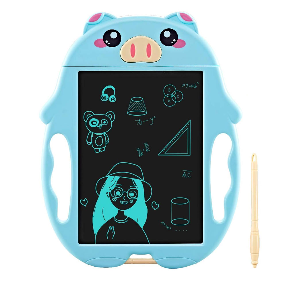 DeTech Dětská kreslící podložka - Kids LCD Drawing board K2, 9", - modrá