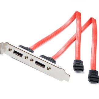 DeLock 2 Port SATA to eSATA Slot Plate Bracket