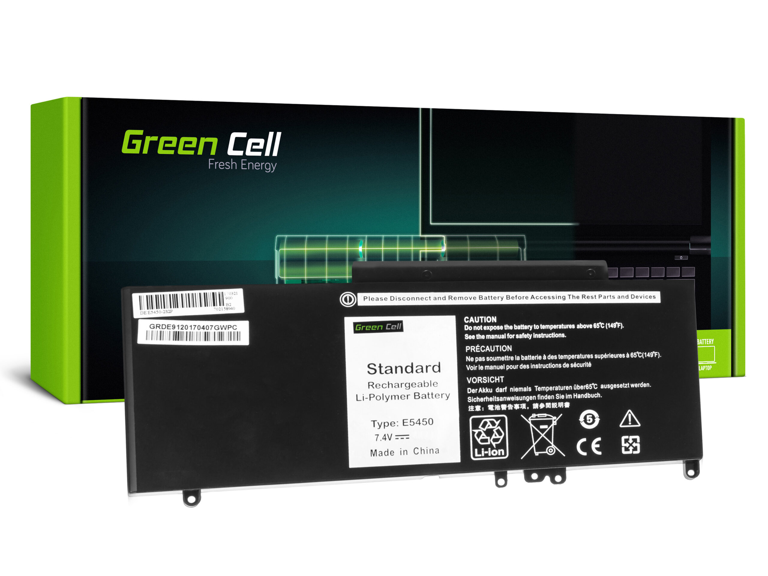 GreenCell Green Cell baterie G5M10 pro notebooky Dell Latitude E5450 E5550 - 7000mAh